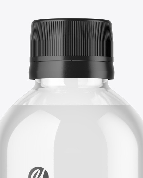 Clear Glass Bottle Mockup