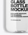 Clear Glass Bottle Mockup