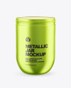 Metallic Jar Mockup