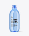 Blue Plastic Water Bottle Mockup