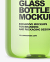 Clear Glass Bottle Mockup