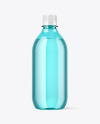 Colored Plastic Bottle Mockup