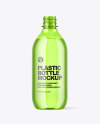 Colored Plastic Bottle Mockup