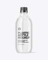 Clear Plastic Water Bottle Mockup
