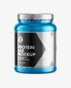 Metallic Protein Jar Mockup