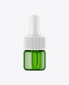 Green Glass Dropper Bottle Mockup