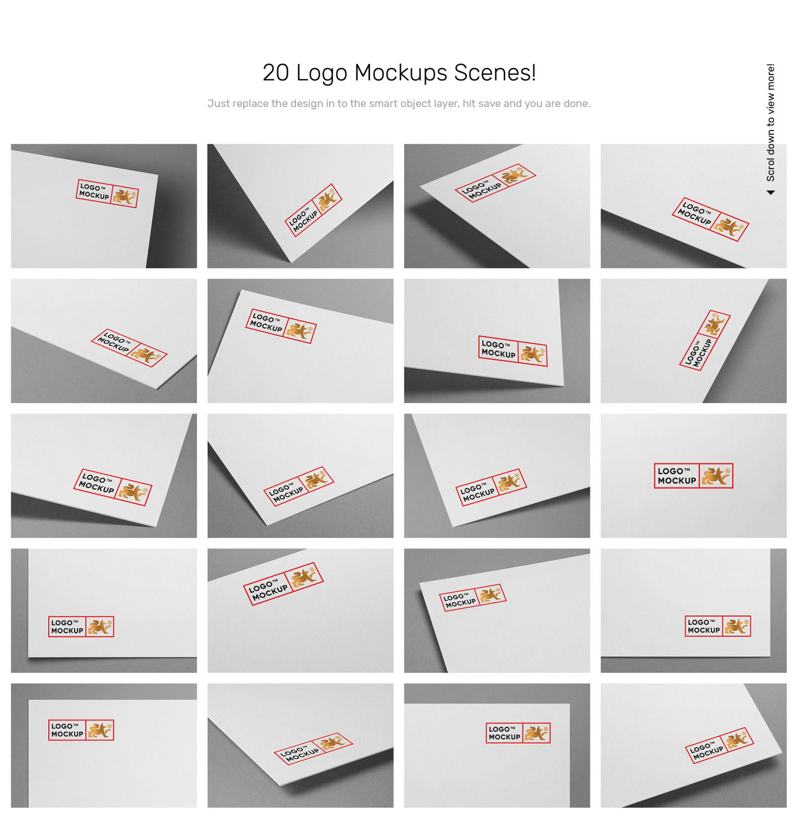 Logo Mockup Print Bundle