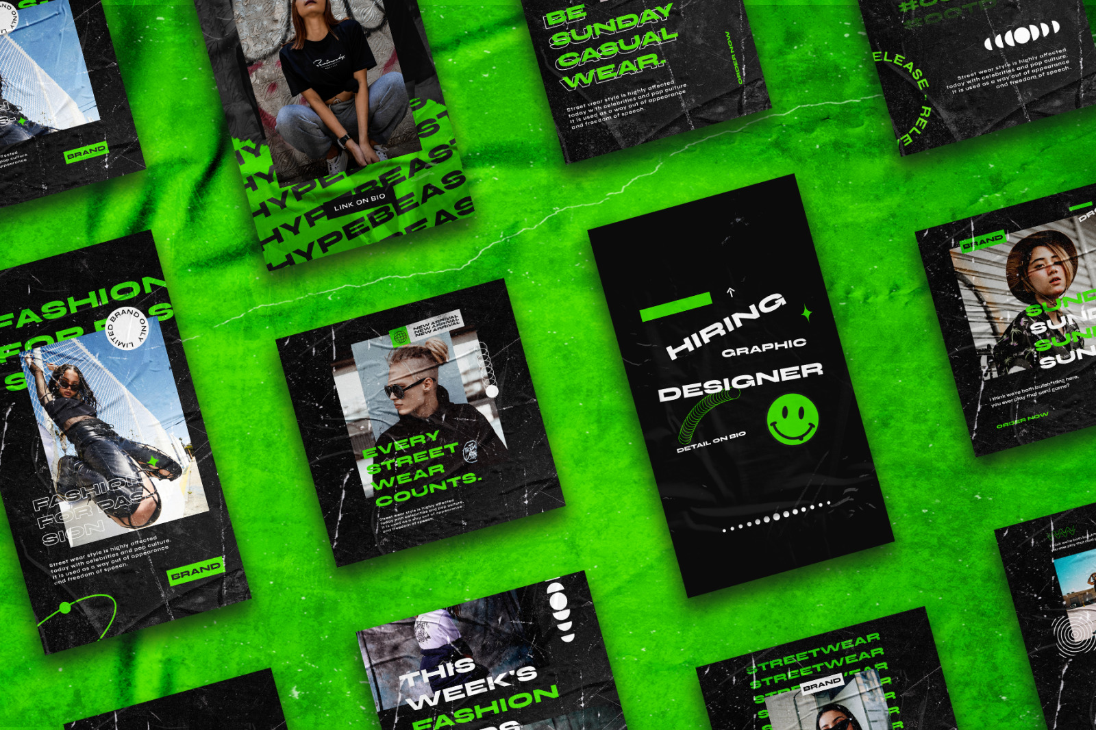 Streetwear V.2 Instagram Template Streetwear V.2 Instagram Template