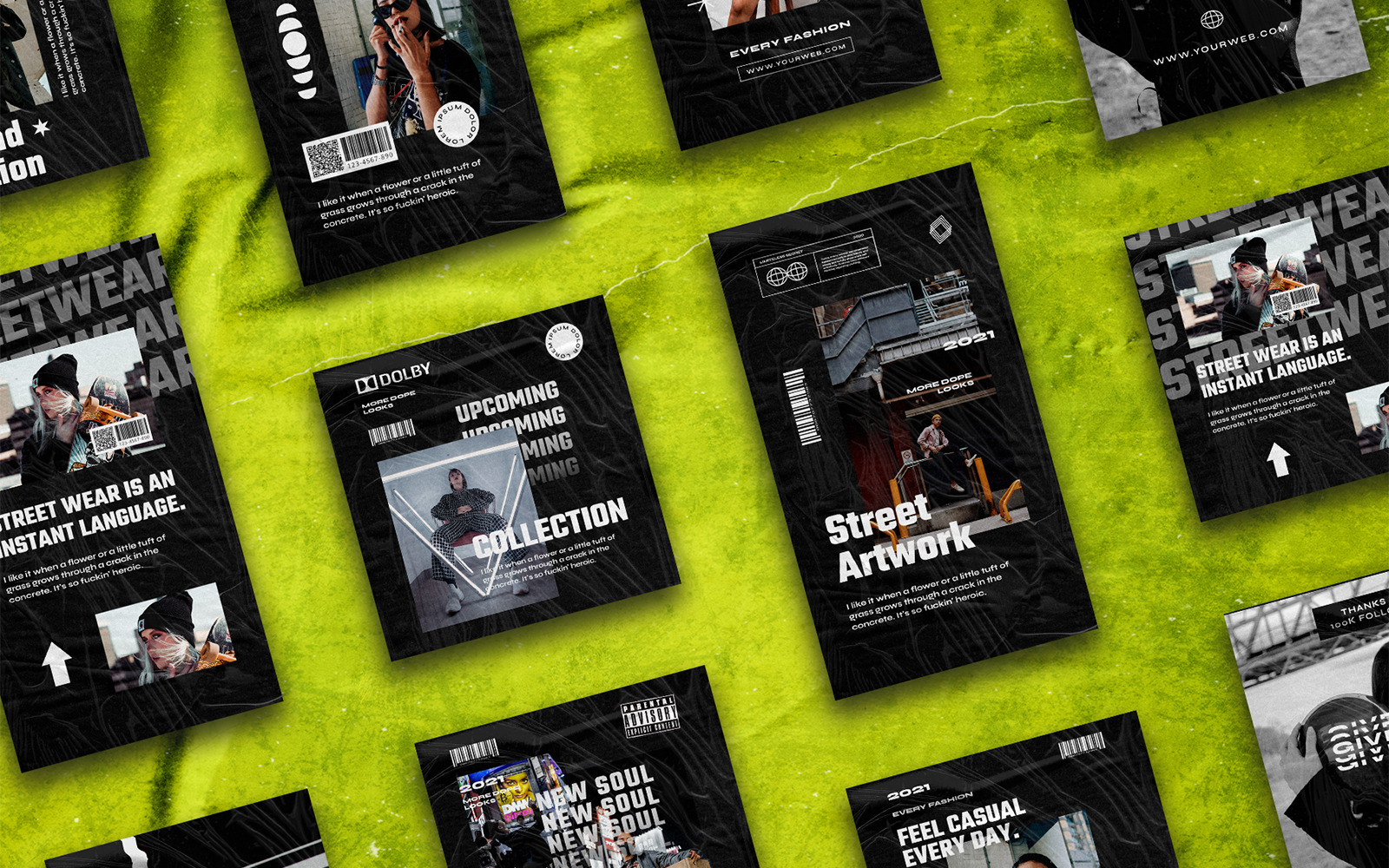 Chromion Hypebeast Instagram Template Chromion Hypebeast Instagram Template