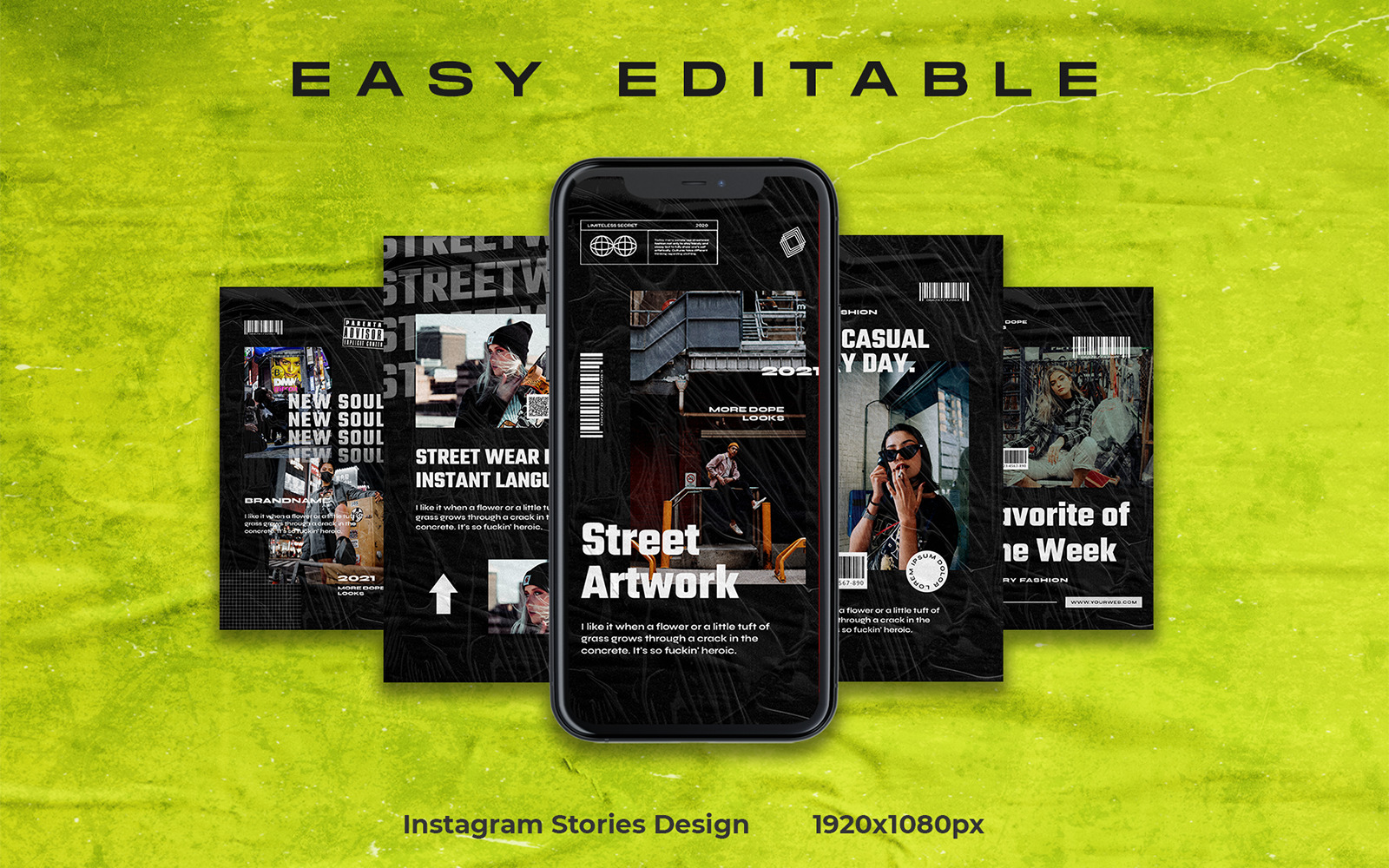 Chromion Hypebeast Instagram Template Chromion Hypebeast Instagram Template