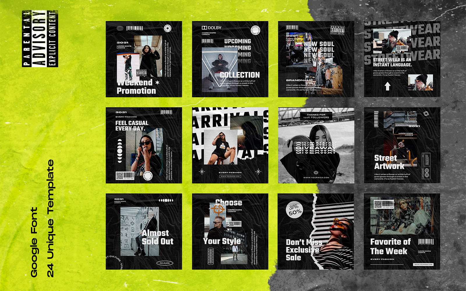 Chromion Hypebeast Instagram Template Chromion Hypebeast Instagram Template