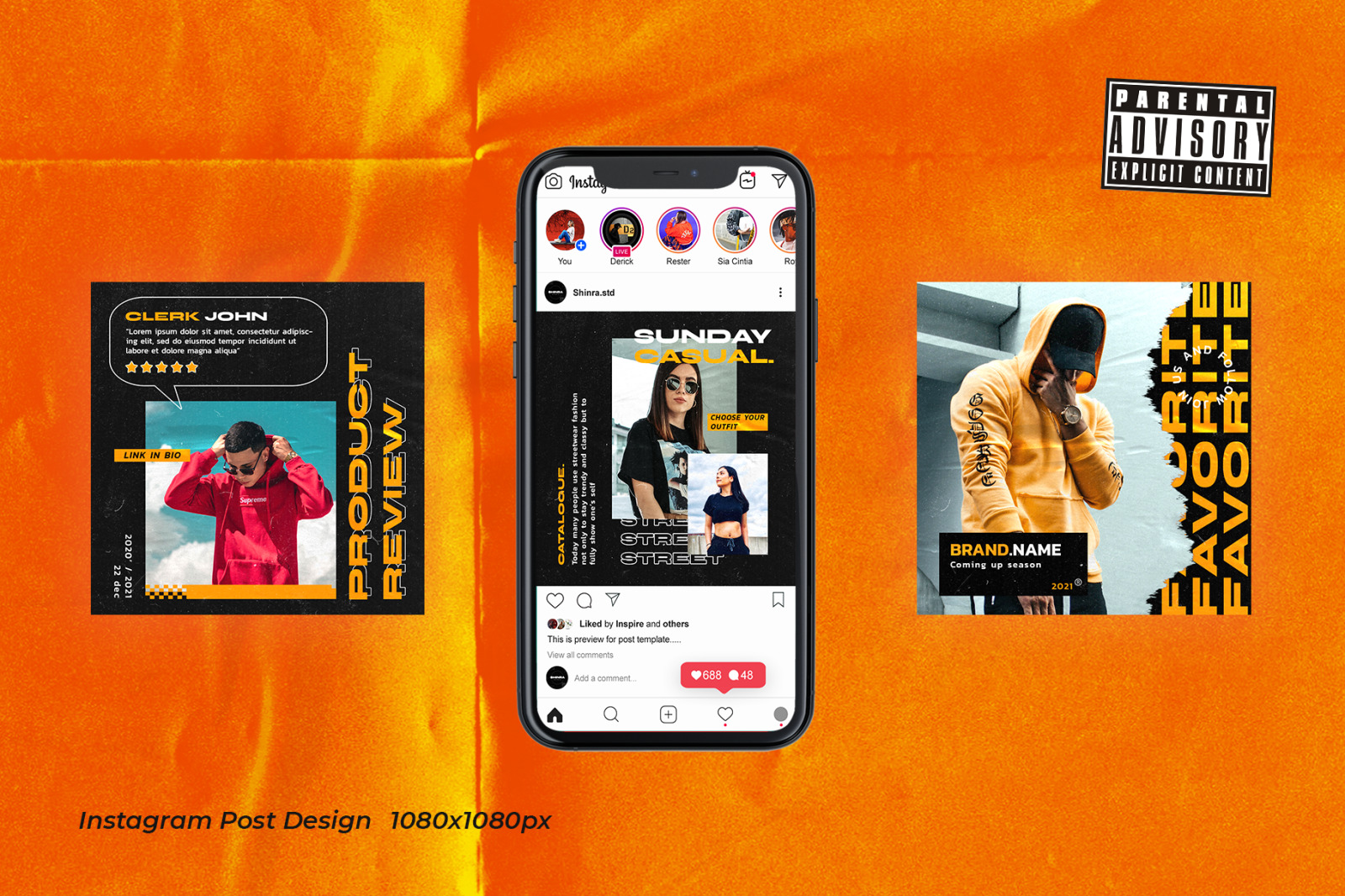 Hypebeast V.1 Instagram Template