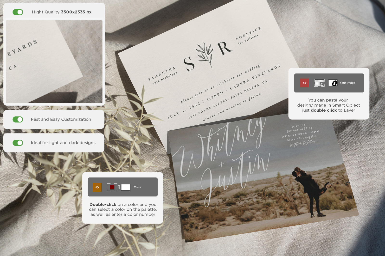 5x7 Card / Postcard Mock-Ups 5x7 Card / Postcard Mock-Ups