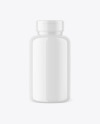 Glossy Pills Bottle Mockup