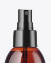 Amber Spray Bottle Mockup