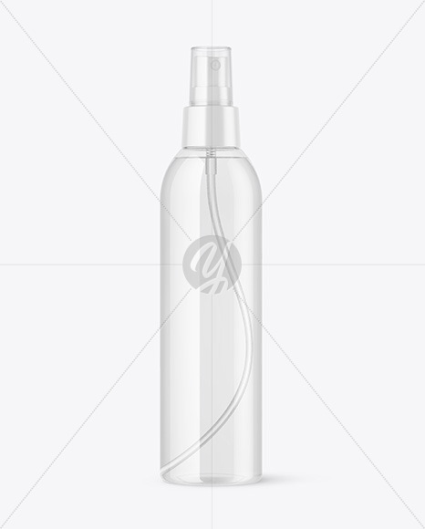 Clear Spray Bottle Mockup