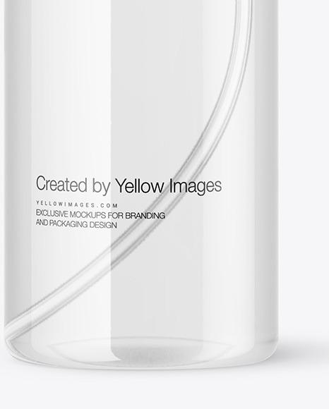 Clear Spray Bottle Mockup