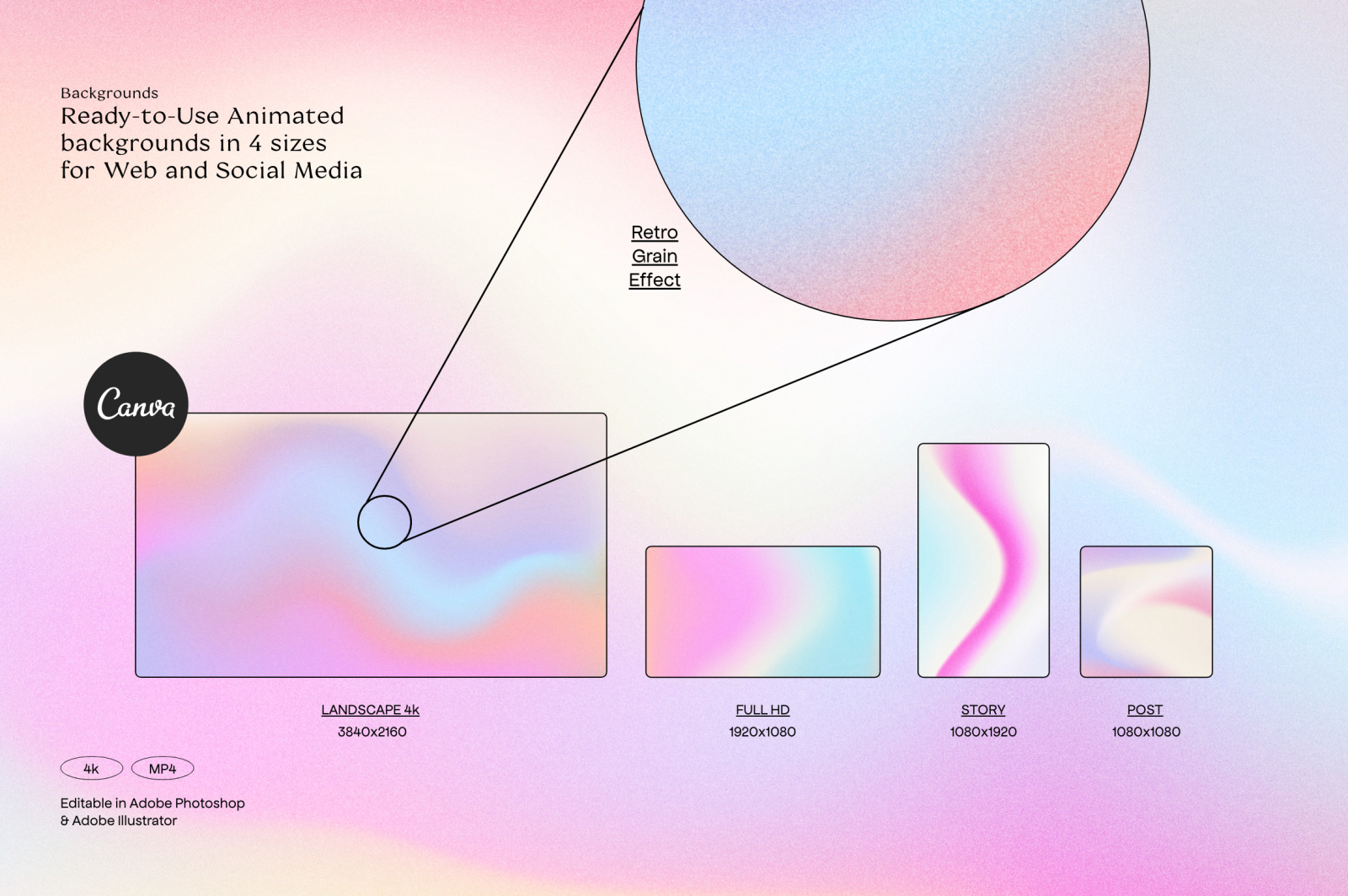 CANDY Animated Gradients Backgrounds CANDY Animated Gradients Backgrounds