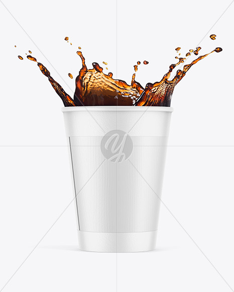 Paper Coffee Cup w/ Holder Mockup