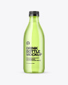 Colored Plastic Bottle Mockup