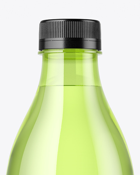 Colored Plastic Bottle Mockup