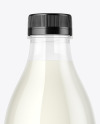 Clear Plastic Milk Bottle Mockup