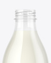 Clear Plastic Milk Bottle Mockup