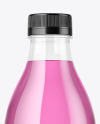 Clear Plastic Drink Bottle Mockup Clear Plastic Drink Bottle Mockup