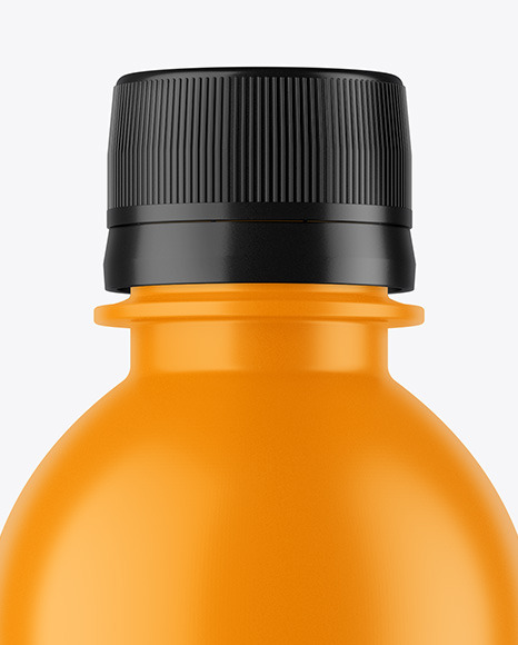 Matte Plastic Bottle Mockup