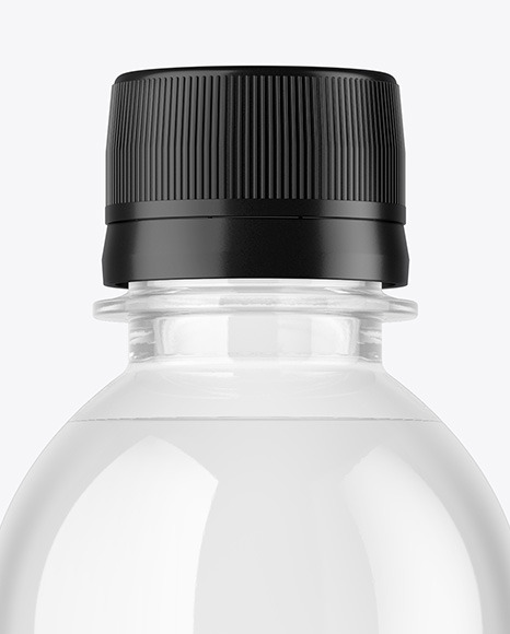 Clear Glass Bottle Mockup