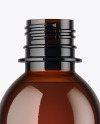 Amber Glass Bottle Mockup