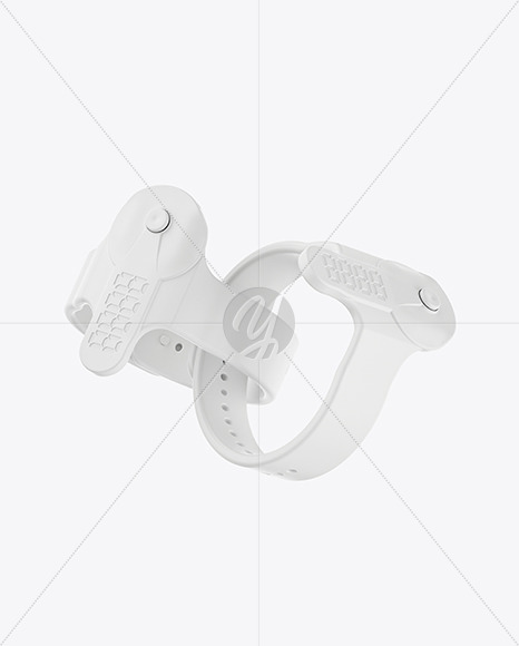 Two Fitness Silicone Bracelets Mockup