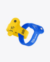 Two Fitness Silicone Bracelets Mockup