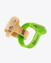 Two Fitness Silicone Bracelets Mockup