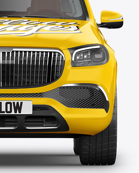 Full-size luxury SUV Mockup - Front View