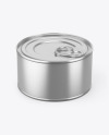 Tin Can With Pull Tab Mockup