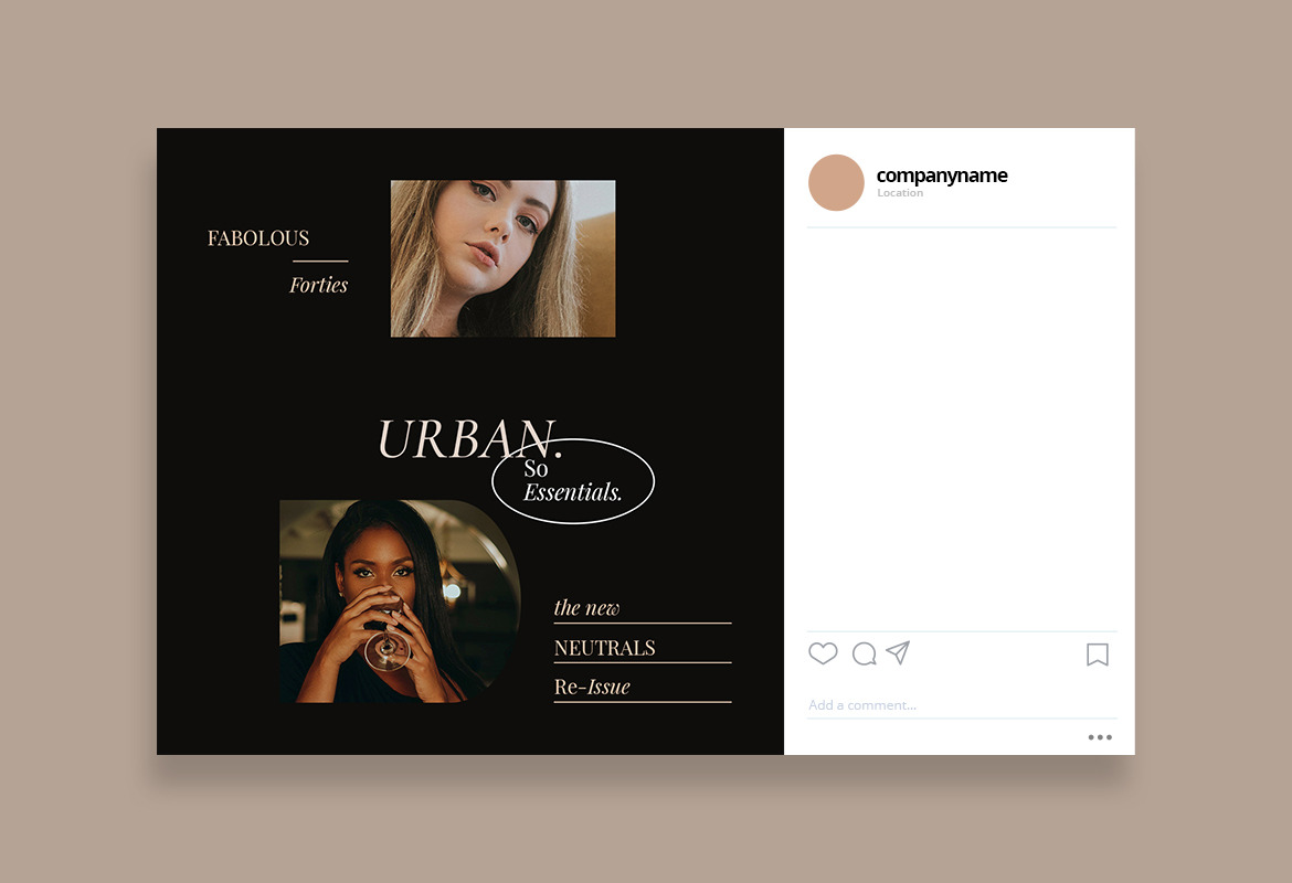 Classy and Elegant Fashion Instagram Template