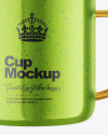 Glossy Metallic Cup Mockup