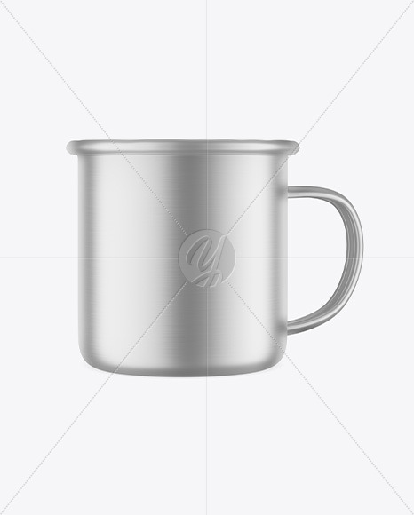 Matte Metallic Cup Mockup