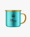 Matte Metallic Cup Mockup