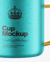 Matte Metallic Cup Mockup