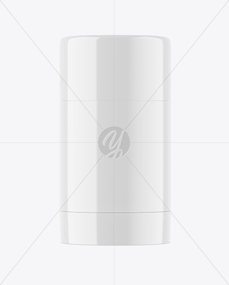 50g Glossy Plastic Deodorant Stick Mockup