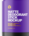 50g Matte Plastic Deodorant Stick Mockup