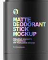 50g Matte Plastic Deodorant Stick Mockup