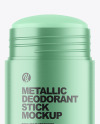 50g Matte Metallic Deodorant Stick Mockup