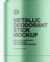 50g Matte Metallic Deodorant Stick Mockup