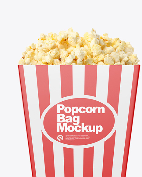 Popcorn Bag Mockup