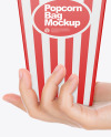 Popcorn Bag Mockup