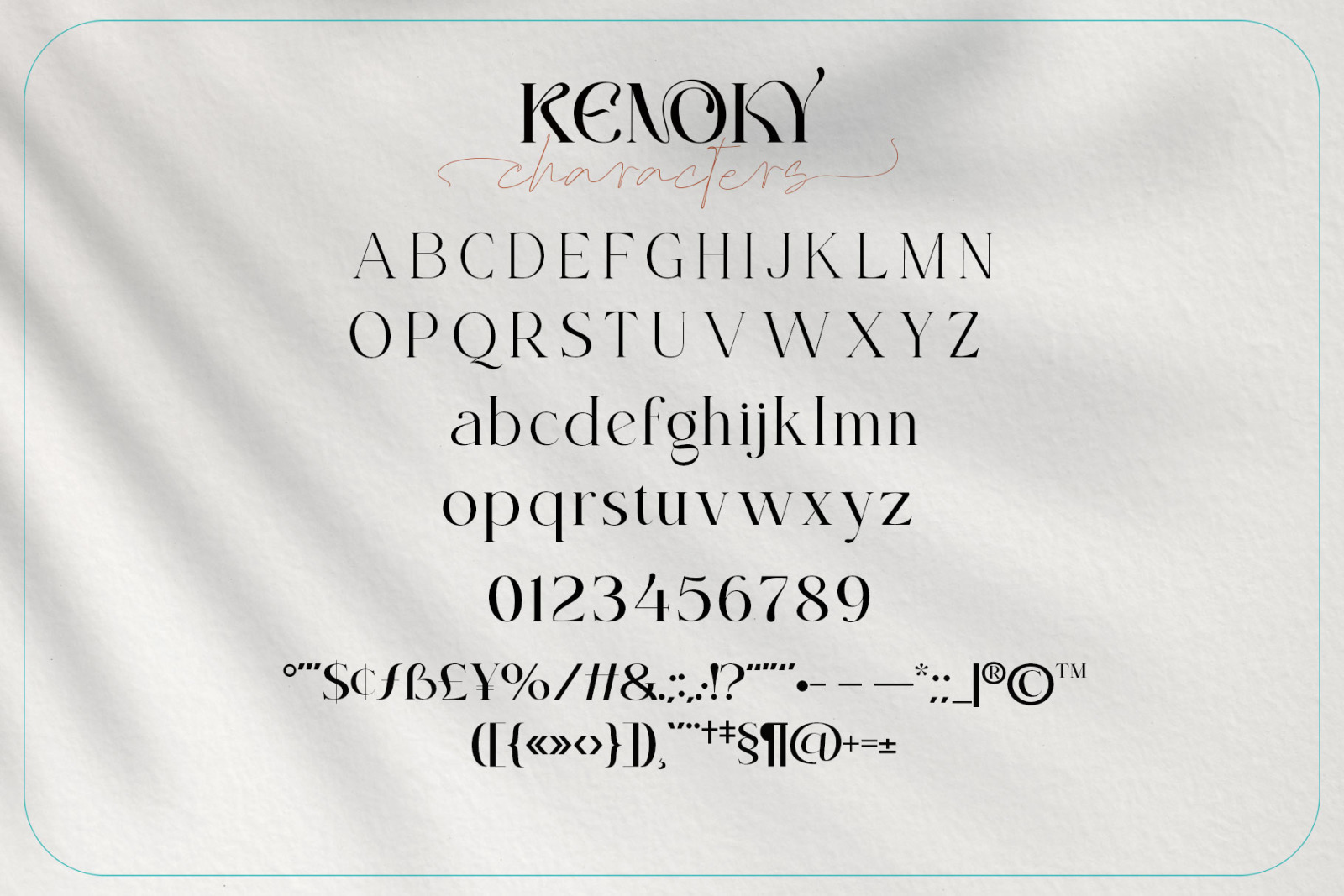 Kenoky Coffekan Font Kenoky Coffekan Font