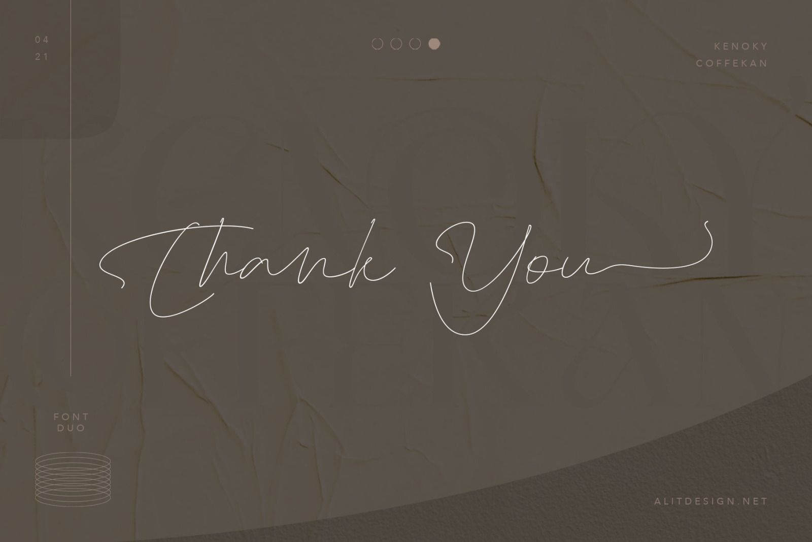 Kenoky Coffekan Font Kenoky Coffekan Font